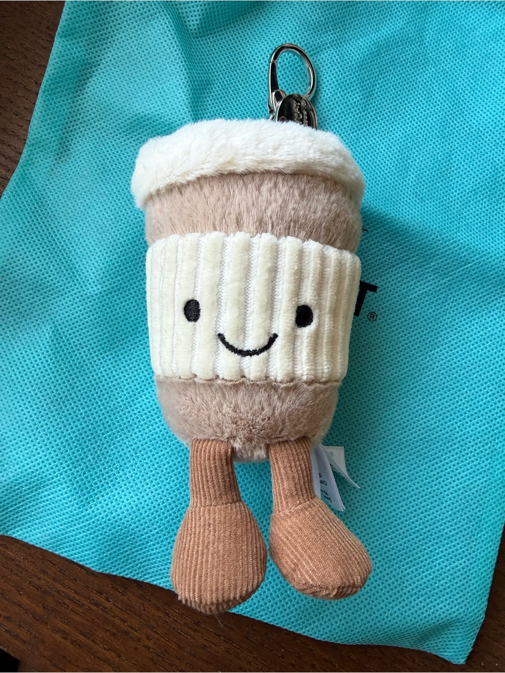 Jellycat Amuseables Coffee-To-Go Bag Charm